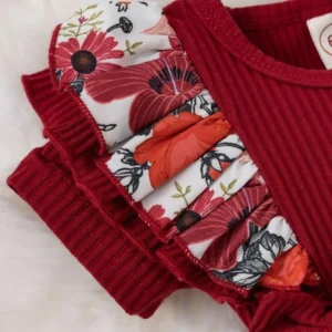 Summer Baby Girl Dress With Bowknot Striped Jumpsuit Cotton Dress For Newborn Floral Clothes Baby Crawling Clothes - Image 6