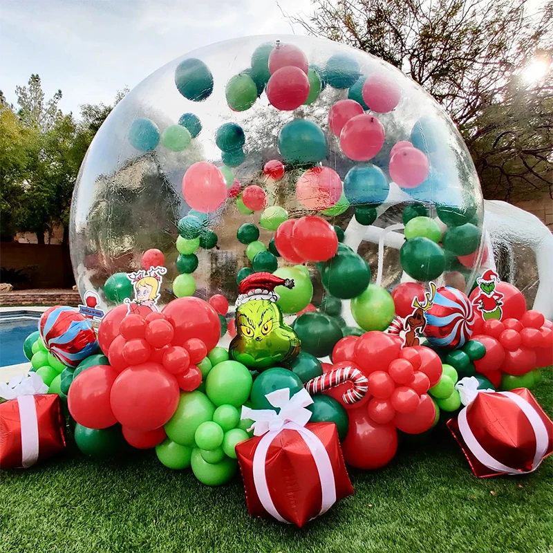Inflatable Bubble House Kids Play Tent with Blower Transparent PVC Outdoor Dome for Birthday Party Trampoline Play & Gifts - Image 6