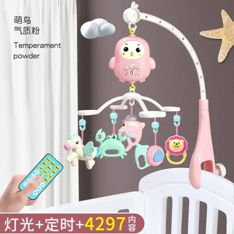 Baby Crib Mobile Rattle Toy For 0-12 Months Infant Rotating Musical Projector Night Light Bed Bell Educational For Newborn Gifts - Image 6
