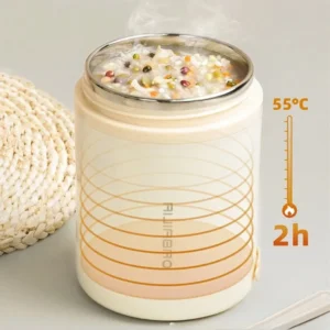 600ML Bento Box Electric Heating Lunch Box USB Portable Picnic Drink Food Heater Stainless Steel Thermal Lunch Boxes for Office - Image 5