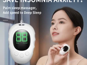 Microcurrent Sleep Aid Device Relieve Insomnia Instrument Help Sleep Night Anxiety Therapy Pressure Relief Palm Pulse Massager