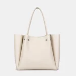 New Large Capacity Soft Leather Women's Shopping Bag Single Shoulder Handheld Commuter Tote Bag Originally One Piece Free Shippi