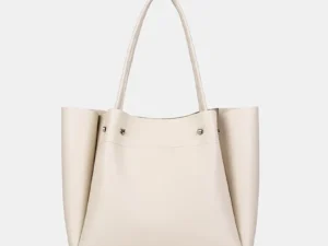 New Large Capacity Soft Leather Women's Shopping Bag Single Shoulder Handheld Commuter Tote Bag Originally One Piece Free Shippi