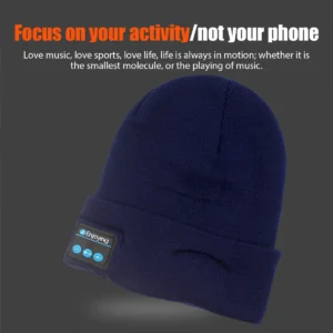 Wireless Bluetooth Music Hat Outdoor Knitted hat Headphone Winter Warm Beanie Speaker Removable Cap For Cycling Running Yoga - Image 3
