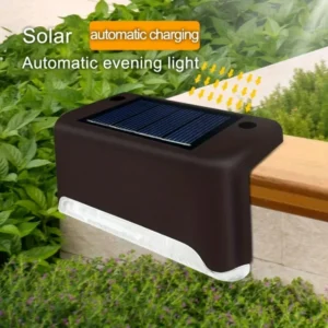 4/16Pack LED Solar Stair Light Lamp Waterproof Passage Courtyard Guardrail Step Night Light for Outdoor Garden Borders Terrace - Image 4