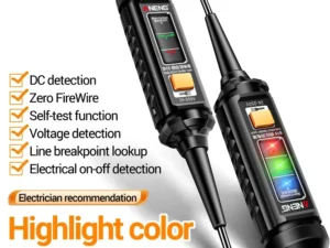 ANENG B15 Induction Teste Pen Highlight Color Light Professional AC Voltage Detection Electrician Screwdriver Testing Tools