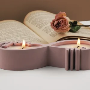 DIY You Me Couple Candle Cup Mirror Silicone Molds Gypsum Aromatherapy Container Jewelry Storage Can Resin Mold Home Handicrafts - Image 5