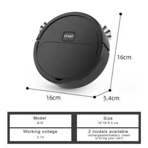 Fully Automatic Sweeping Robot Sweep Vacuum Cleaner Mopping The Floor Mini Cleaner Home Use Lazy bones Intelligent 3In1 Sweeper - Image 7