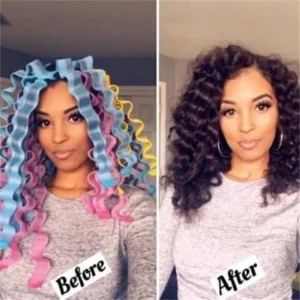 Heatless Hair Curlers12/10pcs No Heat Hair Curls Rollers Ribbon Sleeping Soft Headband Hair Curlers Modeler Hair Styling Tools - Image 6