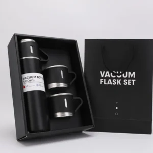 500ML 304 Stainless Steel Vacuum Insulated Bottle Gift Set Coffee Mug Business Style Insulated Water Bottle for Tea Coffee Drink - Image 7