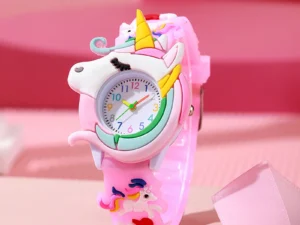 Carton Silicone Gift Watch for Boys and Girls Cute Colorful Lovely Kids Wristwatch