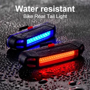 Bicycle Rear Light Waterproof USB Rechargeable LED Safety Warning Lamp Bike Flashing Accessories Night Riding Cycling Taillight - Image 4