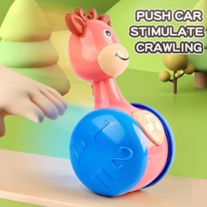 Roly Poly Baby Toys 6 to 12 Months, Tumbler Wobbler Toys for Infant Boy Girl - Perfect for Learning to Climb & Early Education! - Image 4