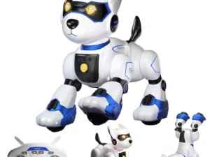 Funny RC Robot Electronic Dog Stunt Dog Voice Command Programmable Touch-sense Music Song Robot Dog for Boy Girls Children Toys