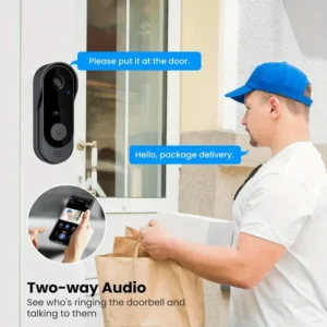 Smart Home DoorBell Night Vision Monitors HD Video Camera WIFI Doorbell Security Waterproof Wireless bell door Intercom for home - Image 5