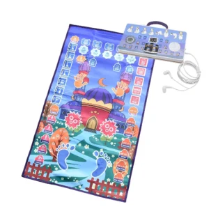 SA20 Islamic Product Smart Interactive Prayer Kit With Earphone Children Learning Prayer Toys Sejadah Muslim Kit With Mat - Image 5