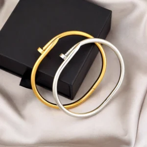 INS Simple 316L Nail Light Luxury Stainless Steel Jewelry Women's High Quality Bracelet Multi Functional Non-fading Hand Jewelry