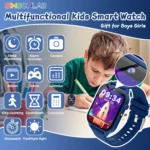 New Children Study Smartwatch HD Camera Games Flashlight Sleep Monitoring Alarm Calculator Birthday Gift For Boys Girls 2025 Kid