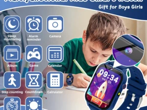New Children Study Smartwatch HD Camera Games Flashlight Sleep Monitoring Alarm Calculator Birthday Gift For Boys Girls 2025 Kid