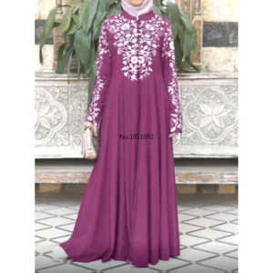 bangladesh abayas kimono for women burka arabic print dress festa dubai abaya turkish kaftan islamic clothing muslim dress women - Image 3