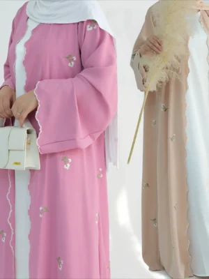 Eid Muslim Abaya for Women Embroidery Cardigan Dresses Abayas Ramadan Morocco Dubai Jalabiya Kaftan Vestidos Arab Long Robe 2025 - Image 4