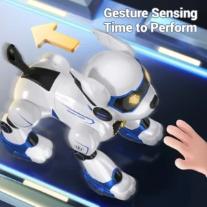 Funny RC Robot Electronic Dog Stunt Dog Voice Command Programmable Touch-sense Music Song Robot Dog for Boy Girls Children Toys - Image 3