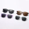 2025 Fashion Square Sunglasses Woman Retro Brand Designer Shades Sun Glasses Female Black Vintage Cat Eye Driving Oculos De Sol - Image 6
