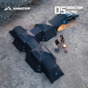 ShineTrip Oversized Dome Tent Quick Setup Tent Waterproof Sunproof Silver Coated Canopy Camping Auto Dome 05 Series - Image 4