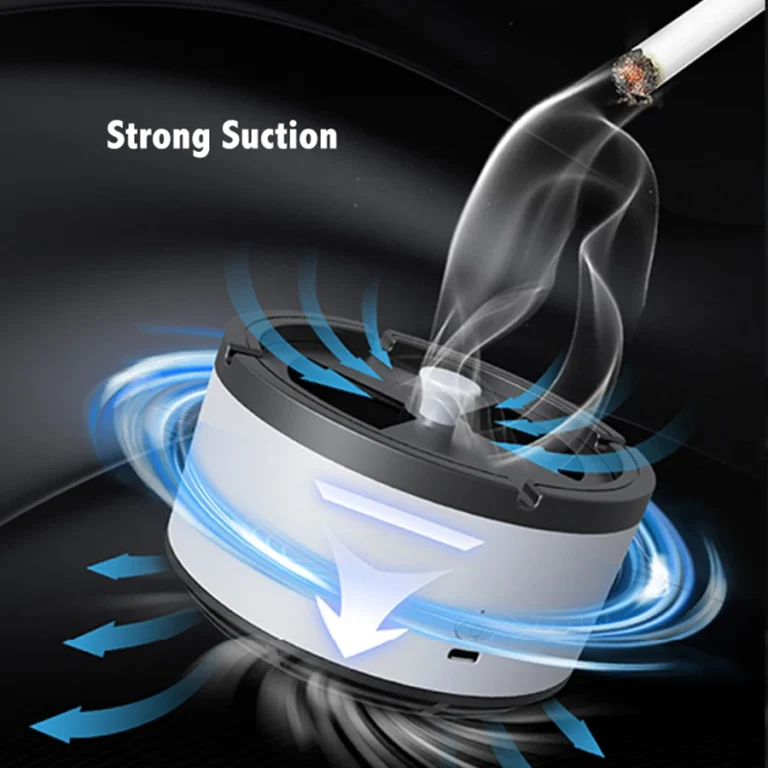 Multipurpose Ashtray Air Purifier Anion Purification Practical Ash Ashtrays Portable Gadgets House Accessories For Family Office - Image 7