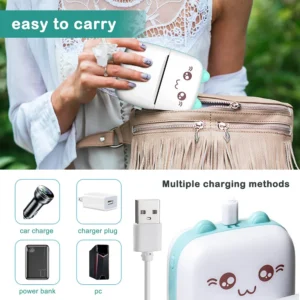 Mini Printer Portable Bluetooth Wireless Smart Label Thermal Portable Printers Stickers Paper Wireless Printers Children Gifts - Image 4