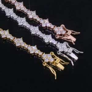 ESKEEM Silver 925 Moissanite Tennis Bracelet Original Brilliant Cut Diamond Pass Test D Color VVS1 Bracelet Gift Fine Jewelry - Image 5