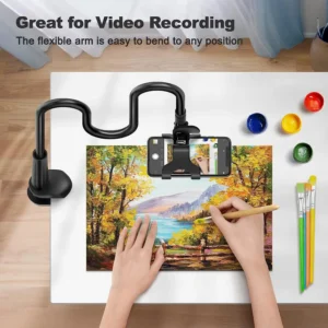 Phone Holder Stand Lazy Bracket Headrest Bed 360 Flexible Long Arms Clamp Mount For iPhone Samsung and 3.5~6.7" Device - Image 4