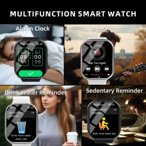 LAXASFIT Series 10 Smart Watch BT Voice Call Healthy Sports Bracelet Fitness Tracker Smart Watch Men Women Holiday Gift