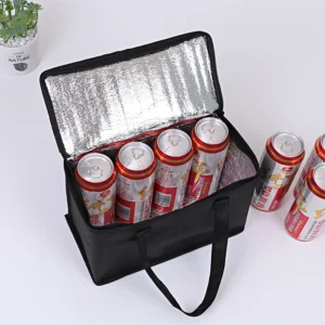 Portable Lunch Cooler Bag Folding Insulation Picnic Ice Pack Food Thermal Bag Drink Carrier Insulated Bags Food Delivery Bag - Image 5