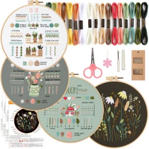 3/4pcs Embroidery Starter Kit for Diy Crafter - Image 4