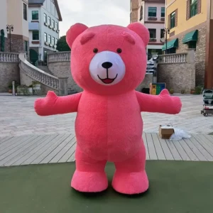 Giant Teddy Bear Mascot Costume Inflatable Plush Funny Bear Doll Clothing Colorful Anime Cartoon Bear Cosplay Dress Up Jumpsuits - Image 5