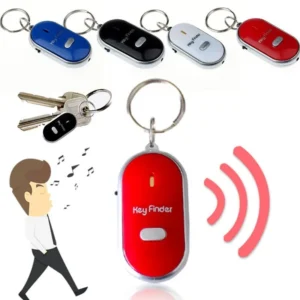 Mini Anti-lost Whistle Key Finder Flashing Beeping Remote Kids Key Bag Wallet Locators - Image 3