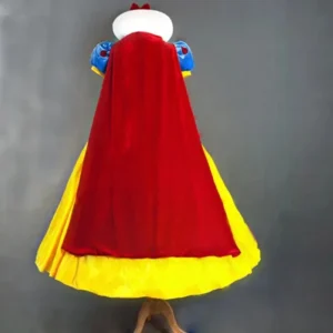 White Cosplay Costume Princess White Snow Cartoon Dress Petticoat Adult Plus size For Women Halloween Party - Image 7