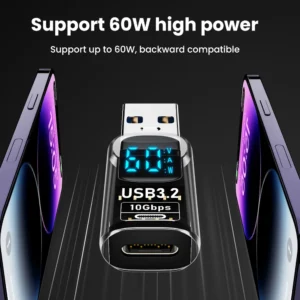 USB 3.2 Digital Display Adapter 10Gbps USB Male TO USB Female Converter Fast Charging Data Transafer USB C Adapter For PC Laptop - Image 4