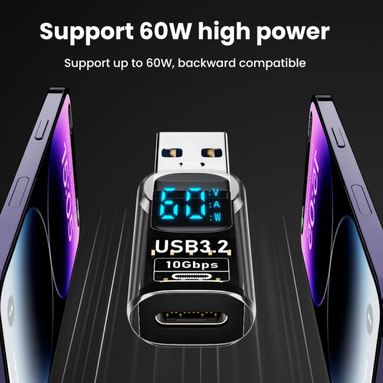 USB 3.2 Digital Display Adapter 10Gbps USB Male TO USB Female Converter Fast Charging Data Transafer USB C Adapter For PC Laptop - Image 4
