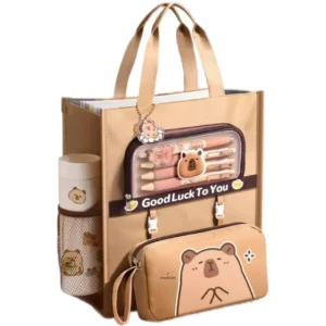Student Tutorial Bag Canvas Handbag Book Carrier Oxford Cloth Material Chinese Art Elementary And Middle School Students - Image 6