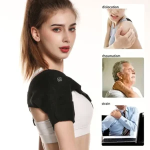 USB Electric Shoulder Brace Amr Pad 3 Gear Heated Massage Shoulder Support Massage Belt Gifts Health Care Keep Warm - Image 3
