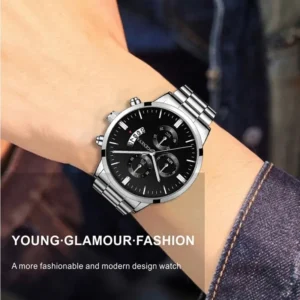 Fashion Men Watch Luxury Calendar Quartz Wrist Watch Business Watches Man Clock Male Bracelet Wristwatch - Image 7