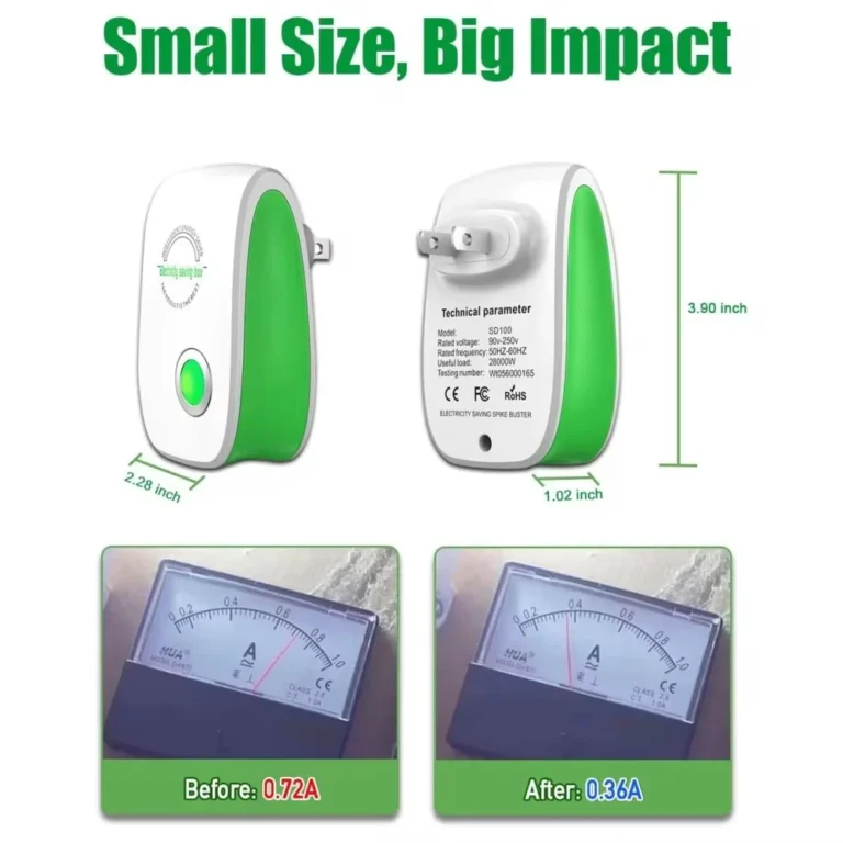 Electricity Saving Box US/EU Adapter Intelligent Power Factor Saving Device Smart Power Saver Cost Reducing Home Office - Image 6