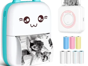 Mini Printer Portable Bluetooth Wireless Smart Label Thermal Portable Printers Stickers Paper Wireless Printers Children Gifts