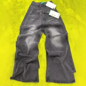 Slimming High-waisted Jeans For Women Pear-shaped Loose-fit Straight-leg Bell Bottoms Plus-size Female Denim Trousers - Image 4