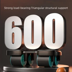 Abdominal Wheel Exerciser Six Elbow Design Slider Abdominal Workout Wheel Automatic Rebound Antislip Home Gym Fitness Equipment - Image 5
