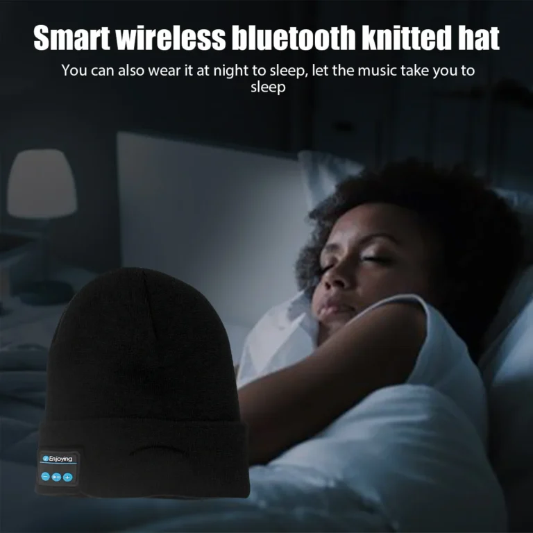 Wireless Bluetooth Music Hat Outdoor Knitted hat Headphone Winter Warm Beanie Speaker Removable Cap For Cycling Running Yoga - Image 6
