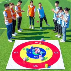 Sandbag Throwing Target Outdoor Team Building Games for Adults Kids Group Activity Perfect for Backyard Carnival Field Day Party - Image 4