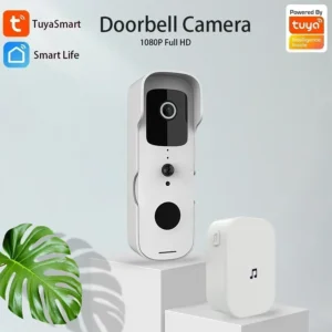 New Smart Video Doorbell Waterproof Night Vision Door Viewer 1080P FHD Camera Digital Visual Intercom WIFI 2.4G Tuya Door Bell - Image 3
